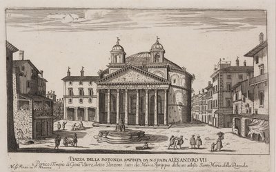 Vue du Panthéon, c.1778-92 - Giovanni Battista Piranesi