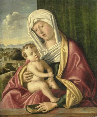 Madone et enfant - Giovanni Bellini (school of)