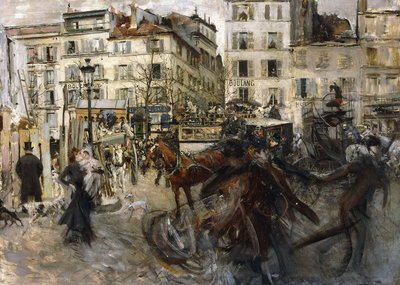 La Place Pigalle, 1874 - Giovanni Boldini