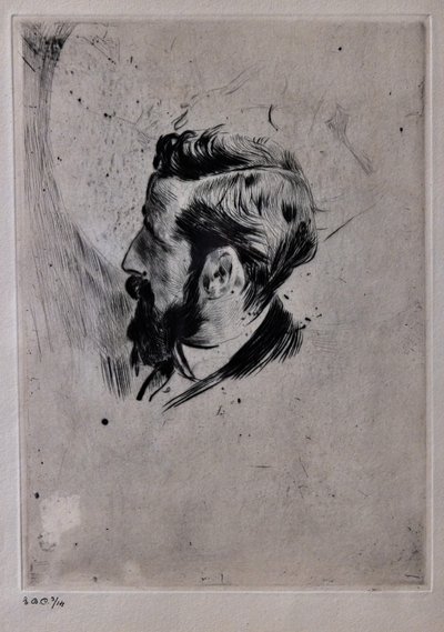 Portrait de Paul Helleu - Giovanni Boldini