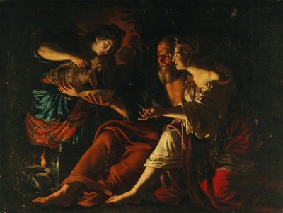 Lot et ses filles - Giovanni Francesco Guerrieri