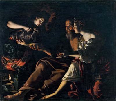 Loth et ses filles, 1617 - Giovanni Francesco Guerrieri