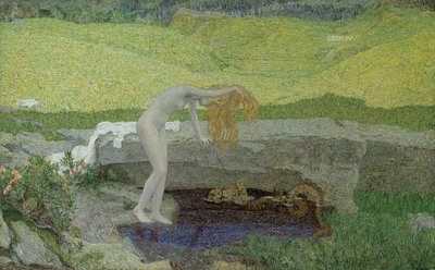 Vanité La Source du Mal - Giovanni Segantini