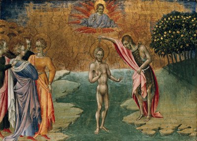 Le Baptême du Christ - Giovanni di Paolo