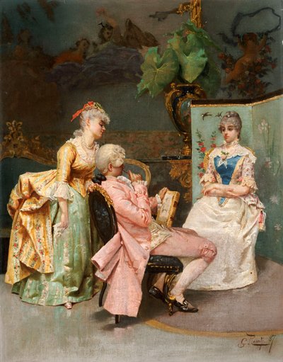 La séance, 1887 - Giulio Rosati