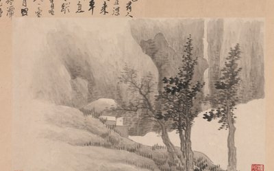 Paysages avec poèmes, 1688 - Gong Xian