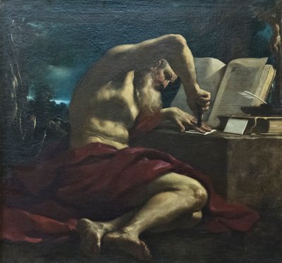 Saint Luc - Guercino (1591 1666) (studio)