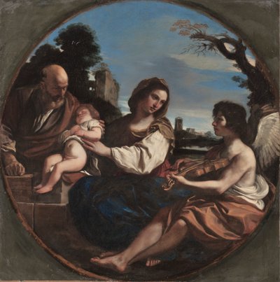 Repos pendant la Fuite en Égypte - Guercino