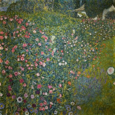 Paysage de jardin italien - Gustav Klimt