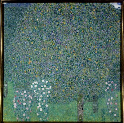 Rosiers sous les arbres - Gustav Klimt