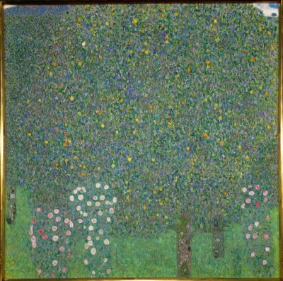 Rosiers sous les arbres - Gustav Klimt