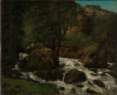 Ruisseau forestier, Jura, années 1860 - Gustave Courbet