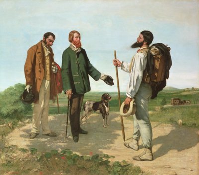 La Rencontre, ou Bonjour Monsieur Courbet - Gustave Courbet