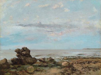 La plage de Trouville, 1865 - Gustave Courbet