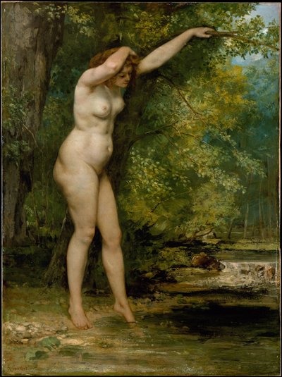 Jeune baigneur - Gustave Courbet