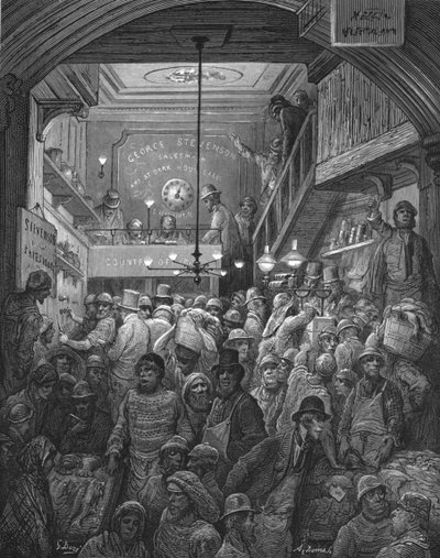 Billingsgate - Tôt le matin, 1872 - Gustave Dore