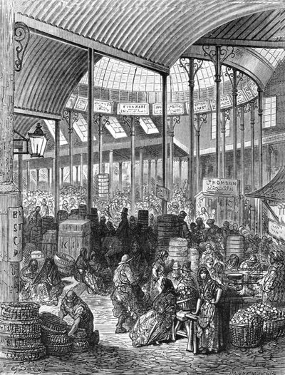 Borough Market, 1872 - Gustave Dore