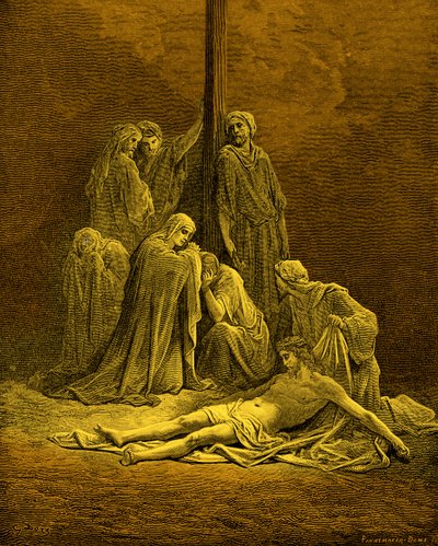 Le Christ mort - Bible - Gustave Dore