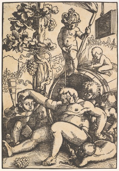 Le Bacchus ivre - Hans Baldung