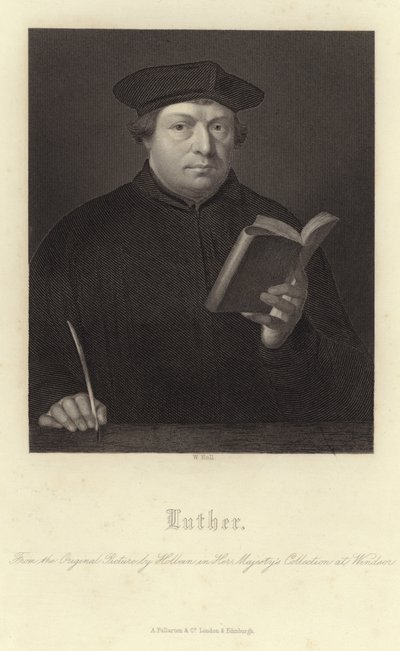 Portrait de Martin Luther - Hans Holbein der Jüngere