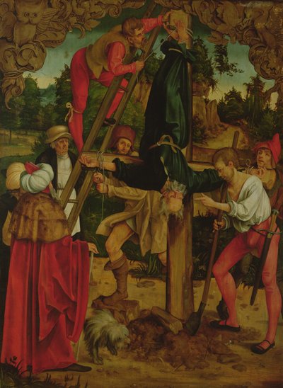 Crucifixion de Saint Pierre - Hans Suess Kulmbach