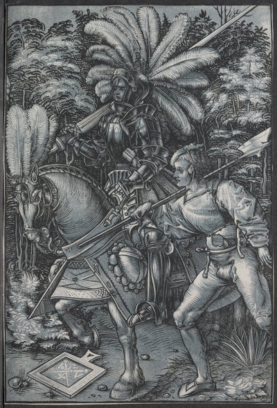 Le Chevalier et Lansquenet, c. 1512 - Hans Wechtlin