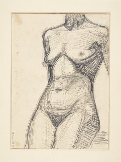 Torso de modèle féminin - Harald Giersing