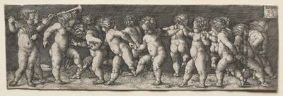 Quinze enfants nus dansant, 1535 - Heinrich Aldegrever