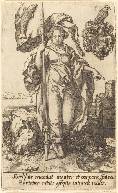 Tempérance, 1552 - Heinrich Aldegrever