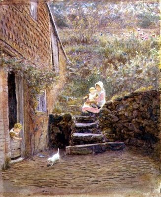 Le Chaton - Helen Allingham