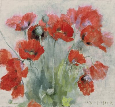 Coquelicots - Helene Schjerfbeck