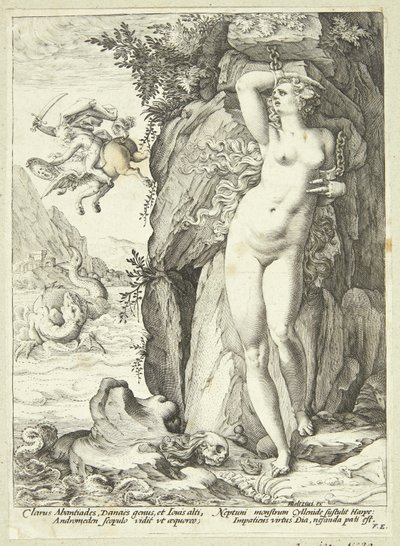 Andromède délivrée par Persée - Hendrick Goltzius