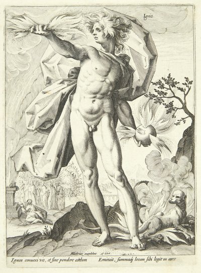 Feu (Ignis) - Hendrick Goltzius