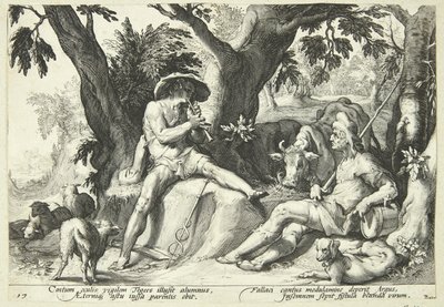 Mercure endort Argus - Hendrick Goltzius