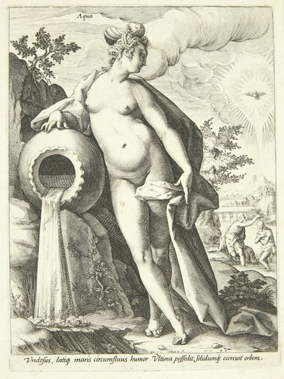 Eau (Aqua) - Hendrick Goltzius