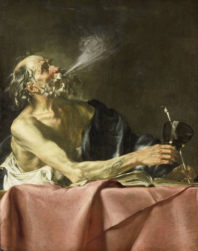 Le fumeur, allégorie de la transience - Hendrick van Someren