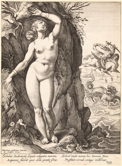 Persée libérant Andromède - Hendrik Goltzius