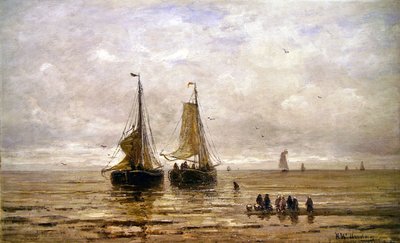 Scène côtière - Hendrik William Mesdag