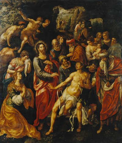 La Résurrection de Lazare - Hendrick de Clerck