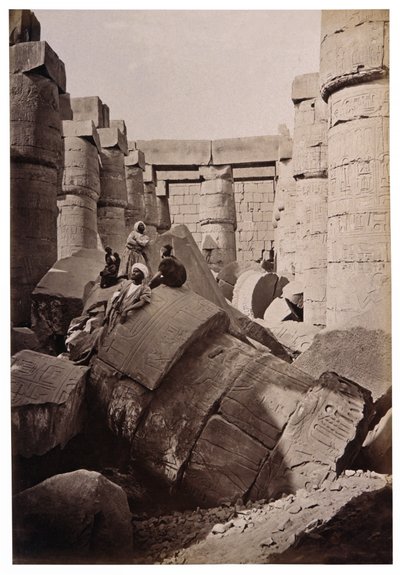 Ruines de Karnak, vers 1900 - Henri Béchard