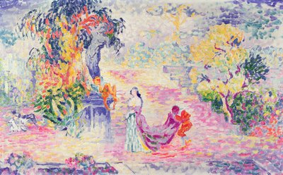 Femme dans le parc, 1909 - Henri Edmond Cross