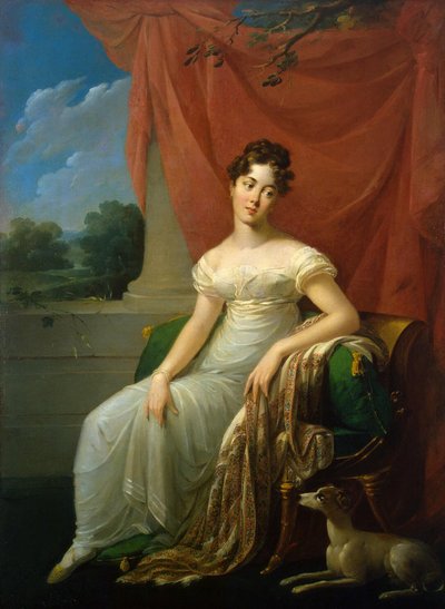 Portrait de Sofia Apraxina, 1818 - Henri Françoiss Riesener