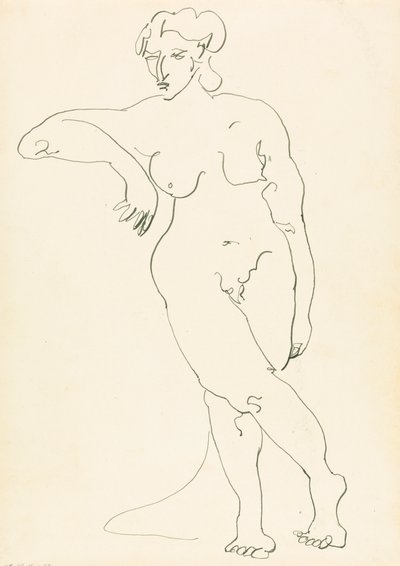 Figure féminine debout - Henri Gaudier Brzeska