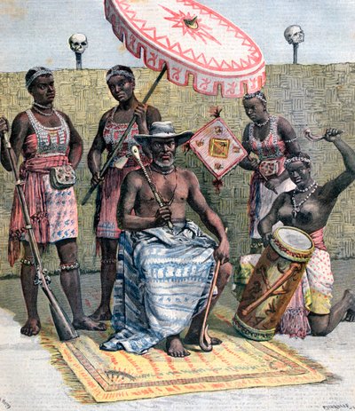 Béhanzin, roi du Dahomey - Henri Meyer