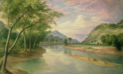 Rivière Ohio près de Marietta - Henry Cheever Pratt