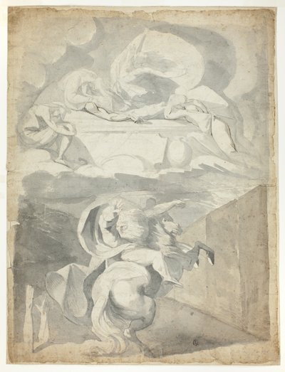 Odin dans le monde souterrain - Johann Heinrich Füssli