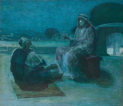 Nicodème venant à Christ - Henry Ossawa Tanner