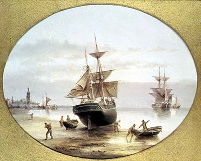 Scène de port - Henry Redmore