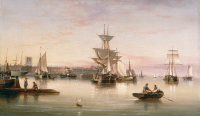 Hull depuis le Humber - Henry Redmore