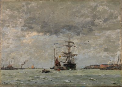 Entrée du port, 1890 - Henry Ward Ranger